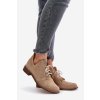 Dámske poltopánky  béžové kód obuvi 2959/023 (Veľkosť 37)