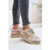 Dámske béžové tenisky plošina skóra naturalna zamszowa kód obuvi TE- CCC -01-OO274A214 : Naše topky dnes na temu tenisky (Veľkosť 38)