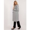 Dámsky kabát farba sivá kód TW-PL-BI-7298-2.14 : na temu obdobie Jeseň / zima