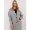 Dámsky kabát farba sivá kód TW-PL-BI-7298-2.14 : na temu obdobie Jeseň / zima
