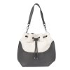 Sivé dámska kabelka Shelvt kod CCC -1- TOR-JS2420P-G (Veľkosť one size)