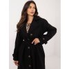 Dámsky kabát farba čierna kód TW-PL-BI-2209.71P : na temu obdobie Jeseň / zima
