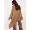 Dámsky sveter farba Hnedá camel kód TW-SW-BI-1925.85