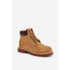 zimné semišové členkové topánky pro muže big star oo174136 hi-poly system camel / (Veľkosť 41)