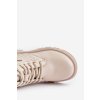Detské členkové topánky  béžové kód obuvi 24DZ23-8050 BEIGE (Veľkosť 29)