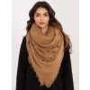 Dámsky šál farba hnedá camel Fact - naj AT-SZ-23504.93P (Farba Hnedá camel, Veľkosť ONE SIZE)