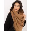 Dámsky šál farba hnedá camel Fact - naj AT-SZ-23504.93P (Farba Hnedá camel, Veľkosť ONE SIZE)