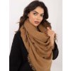 Dámsky šál farba hnedá camel Fact - naj AT-SZ-23504.93P (Farba Hnedá camel, Veľkosť ONE SIZE)