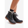 Dámske snehule  čierne kód obuvi LCJ-24-44-2868L BLACK (Veľkosť 38)