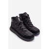 Zateplené Pánské Zimní Boty Šněrovací Progress PROGJ-24-153 Černé (Veľkosť 41)