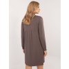 Dámske tmavo-hnede šaty športove kód produktu RV-SK-A-165.61