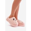 Dámské Kožené papuče Na Silné Podešvi S Připínacími Růžovými Zintoria (Veľkosť 40.5)