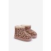 Detské členkové topánky  hnedé kód obuvi 20216-1K/2K/3K LEOPARD (Veľkosť 30)