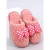 Ružové detské papuče s okrúhlou špičkou, kód produktu E160