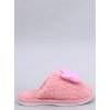 Ružové dievčenské papuče s okrúhlou špičkou, kód produktu E160