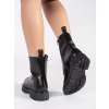 Čierne dámske členkové topánky workery na platforme Seastar kod CCC -1- QT98P-B (Veľkosť 36)