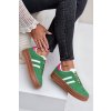 Dámske tenisky na platforme zelené egelia / EV-508 GREEN/Q (Veľkosť 36)
