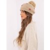 Dámske Čiapka farba Béžová kód AT-CZ-CHA1133.17X (Farba Béžová, Veľkosť ONE SIZE)