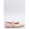 Béžové dámske balerínky z eko semišu na bežný deň s okrúhlou špičkou, kód produktu L2850