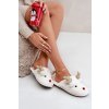 Dámske šľapky  biele kód obuvi YL-54 WHITE (Veľkosť 37)