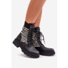 Dámské Botky Pracovní Se Socken Zebra Černé Raviri (Veľkosť 38)