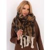Dámsky šál farba hnedá camel Fact - naj AT-SZ-416.61P (Farba Hnedá camel, Veľkosť ONE SIZE)