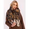 Dámsky šál farba hnedá camel Fact - naj AT-SZ-416.61P (Farba Hnedá camel, Veľkosť ONE SIZE)