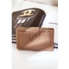 Dámska hnedé malá peňaženka kód PE- CCC -01- YX2457 KHAKI (Veľkosť Uni)