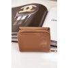 Dámska hnedé malá peňaženka kód PE- CCC -01- YX2442P KHAKI (Veľkosť Uni)