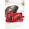 Dámska červené malá peňaženka kód pe- ccc -01- sf2402 red / PORTFEL SF2402 RED (Veľkosť Uni)