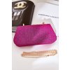 Ružová dámska kabelka s retiazkou na rameno, textil, kód produktu MD5168 FUXIA