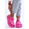 Dámská pěnová platforma Crocs Fuchsia Beckett (Veľkosť 38.5)