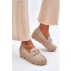 koža wedge mokasíny béžove felicita / 20135 V.TAUPE+K (Veľkosť 37)