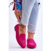 Semišové pohodlné mokasíny Fuchsia Giovana