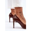 Modní Kožené Špičky Lewski Shoes 2659 Hnědé (Veľkosť 36)