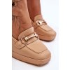 Dámske lodičky  hnedé kód obuvi M047 NUDE (Veľkosť 38)