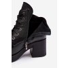 Členkové topánky na podpätku  čierne kód obuvi 60430 V.CZARNY+W (Veľkosť 39)