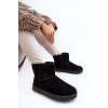Dámske snehule  čierne kód obuvi 85-927 BLACK (Veľkosť 37)