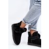 Dámské zimní boty ze semiše se výřezy černé Eraclio (Veľkosť 39)