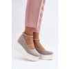 Dámské espadrilky na klíně šedé Malla (Veľkosť 38)