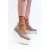 Dámské espadrilky na klíně šedé Malla (Veľkosť 38)