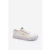 Dámske biele tenisky Lee Cooper na plošnej podrážke, textilné, kód produktu LCW-24-31-2201L WHITE