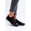 Dámske klasické nízke čierne tenisky caelira / B-806 ALL BLACK (Veľkosť 40)