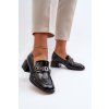 Lakované lodičky na podpätku čierne s.barski mr38-960 / MR38-960 BLACK (Veľkosť 38)