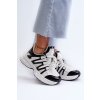 Dámske tenisky na masívnou podrážce biele ellerai / NB633P WHT/BLK (Veľkosť 36)