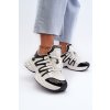 Dámske tenisky na masívnou podrážce biele ellerai / NB633P WHT/BLK (Veľkosť 36)
