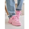 Dámske ružové tenisky plošina z eko kože kód obuvi TE- CCC -01-BL503P PINK : Naše topky dnes na temu tenisky (Veľkosť 41)