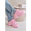 Dámske ružové tenisky plošina z eko kože kód obuvi TE- CCC -01-BL503P PINK : Naše topky dnes na temu tenisky (Veľkosť 41)