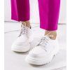 Biele oxfordky Nunes 858 WHITE (Veľkosť 39)