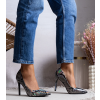 Strieborné lakované ihlice Ella R2D6263-5 SILVER (Veľkosť 36)